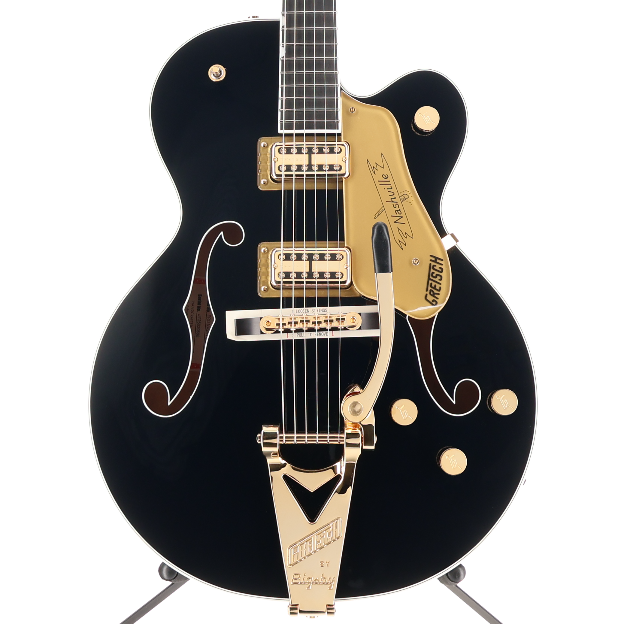 Gretsch Nashville Hollow Body String-Thru Bigsby Gold Hardware EbZ (RC1) (20698)