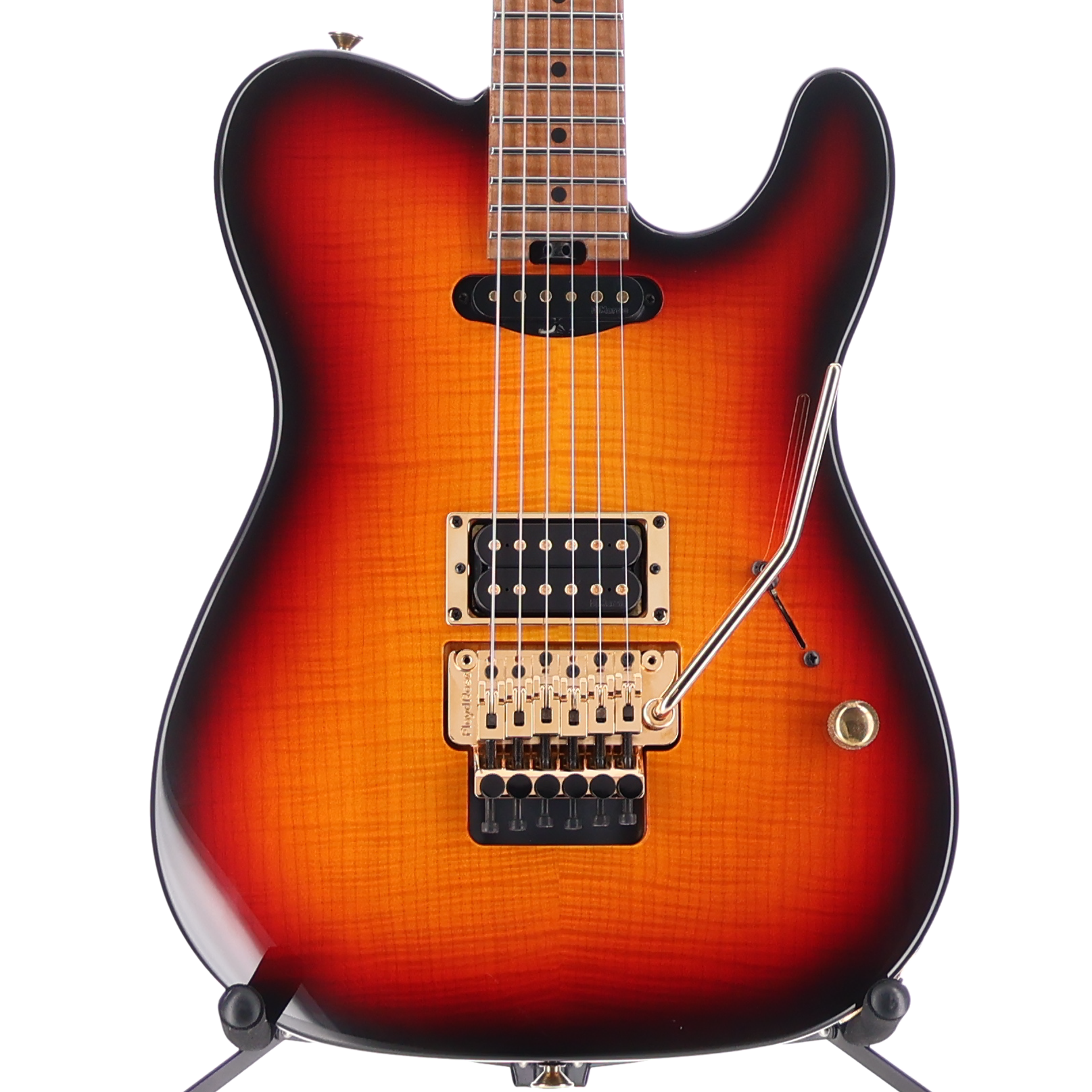 Charvel Custom Shop Custom Shop Select ST2 HS FR 3 Tone Sunburst (Y12) (14511)
